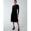 High Neck With Keyhole Detail & Long Sleeve Dress