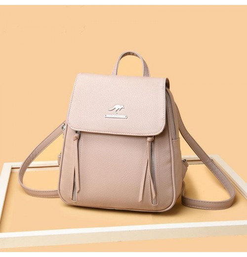 PU Leather Mini Backpack