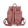 Pink Leather Backpack Purse ERIN