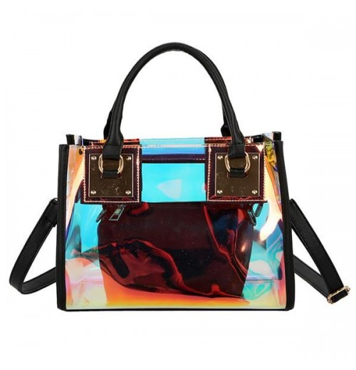 Transparent Holographic Crossbody Bag