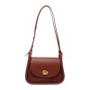 Brown Leather Shoulder Bag Ladies