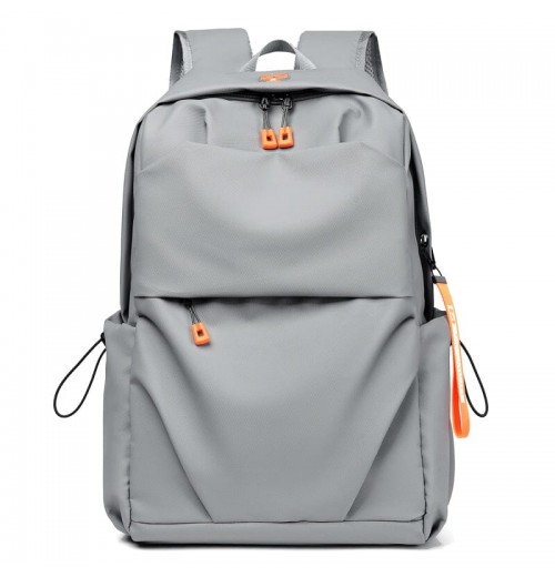 Backpack For Men Grey USB Charger