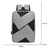 USB Charger Grey Backpack