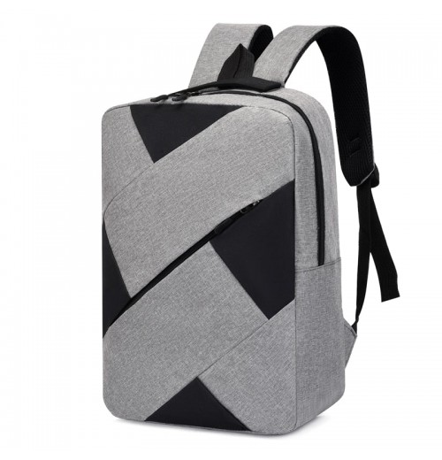 USB Charger Grey Backpack