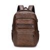 Leather Backpack With USB Charger